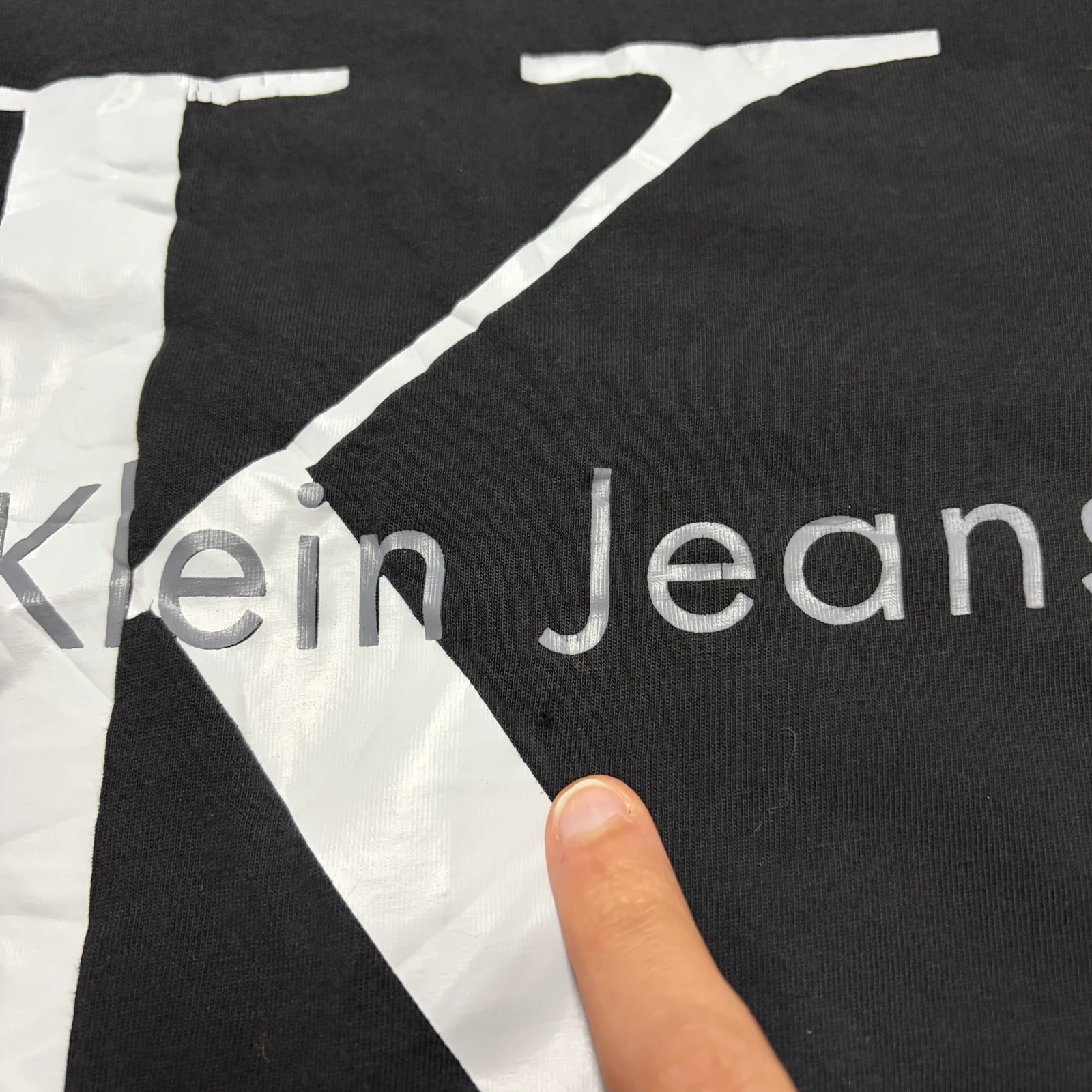 Classic black Calvin Klein t-shirt size L – photo 4